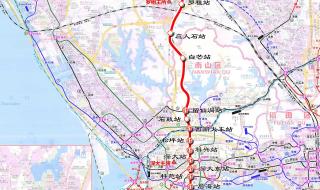 深圳轨道交通线路图
